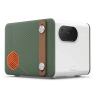 Мултимедиен проектор BenQ Portable GS50 DLP, Android TV, LED, 500lm, 1080p(1920x1080), REC709 98%, TR 1.21, 20W treVolo Chamber speaker (2.1 ch), USB-type-C, Wi-Fi 802.11, Built-in Battery, IPX2, Drop proof, 2D keystone