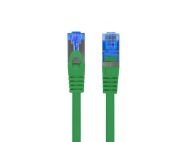Кабел Lanberg patch cord CAT.6A FTP LSZH CCA 10m Fluke Passed, green