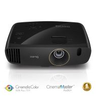 Мултимедиен проектор BenQ W2000+, DLP, 1080p (1920x1080), 15000:1, 2200 ANSI Lumens, VGA, HDMI, RCA, Speakers 2x10W, 3D Ready, Black