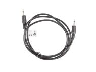 Кабел Lanberg mini jack 3.5mm M/M 3 pin cable 1.2m, black