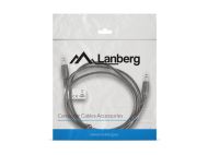 Кабел Lanberg mini jack 3.5mm M/M 3 pin cable 1.2m, black