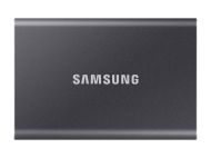 Твърд диск Samsung Portable SSD T7 2TB, USB 3.2, Read 1050 MB/s Write 1000 MB/s, Titan Gray