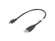 Кабел Lanberg USB MINI-B(M) ->  USB-A (M) 2.0 cable 0.3m, black (Canon)