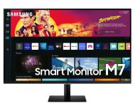 Монитор Samsung 32BM700, 32" VA LED, SMART, 60 Hz, 4 ms GTG, 3840x2160, 300 cd/m2, 3000:1, HDR 10, Eye Saver, Flicker Free, Auto Source Switch+, USB-C, 3xUSB 2.0, 2xHDMI 2.0, Wi-Fi 5.2, Bluetooth 5, Speakers, 178°/178°, Black