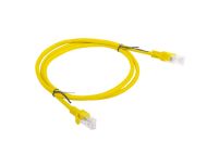 Кабел Lanberg patch cord CAT.5E 1m, yellow
