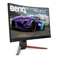 Монитор BenQ MOBIUZ 2K EX3210R, 31.5'' VA, 165Hz, 1ms, 2560x1440 QHD, 16:9 Curved Gaming, FreeSync Pro, P3 90%, sRGB, Flicker-free, Light Tuner,HDR 400,HDRi, B.I.+,LBL, Black eQualizer, 1000:1, 400cd/m2, treVolo 2x2W+5W woofer, 2xHDMI 2.0, DP, Height Adj.