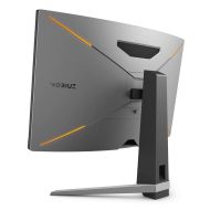 Монитор BenQ MOBIUZ 2K EX3210R, 31.5'' VA, 165Hz, 1ms, 2560x1440 QHD, 16:9 Curved Gaming, FreeSync Pro, P3 90%, sRGB, Flicker-free, Light Tuner,HDR 400,HDRi, B.I.+,LBL, Black eQualizer, 1000:1, 400cd/m2, treVolo 2x2W+5W woofer, 2xHDMI 2.0, DP, Height Adj.