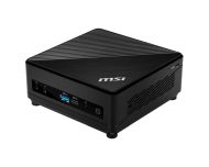 Настолен компютър MSI CUBI 5 10M-033EU, Intel Core i3-10110U, 2.10 GHz, RAM 8GB (1x8), 2x DDR4 2666MHz SO-DIMMs, up to 64GB, SSD M.2 PCIE 256GB, 802.11 AC, BT 5, Windows 10 Home, 65W, 124 X 124 X 53.7 mm, 0.55 kg, Black
