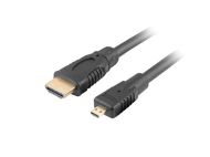 Кабел Lanberg HDMI(M)->HDMI MICRO(M) V1.4 1.8m 4K 3D, black