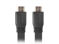 Кабел Lanberg HDMI M/M V2.0 cable 5m,  4K flat, black