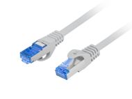 Кабел Lanberg patch cord CAT.6A FTP LSZH CCA 20m Fluke Passed, grey