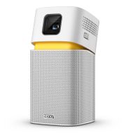 Мултимедиен проектор BenQ GV1 Poratable, DLP, LED, 480p (854x480), 100 000:1, 200 ANSI Lumens, 35"@1m, Speaker 5W, Bluetooth Speaker, Auto Keystone, WiFi, Smart TV Apps, USB Reader, 3-Hour Battery, 0.7kg