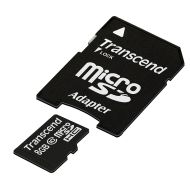 Памет Transcend 8GB micro SDHC (with adapter, Class 10)