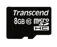 Памет Transcend 8GB micro SDHC (with adapter, Class 10)