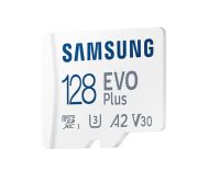 Памет Samsung 128GB micro SD Card EVO Plus with Adapter, Class10, Transfer Speed up to 130MB/s