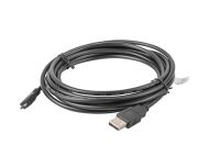 Кабел Lanberg USB MICRO-B (M)  ->  USB-A (M) 2.0 cable, 3m, black