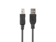 Кабел Lanberg USB-A (M) -> USB-B (M) 2.0 cable 3m, black ferrite
