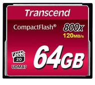 Памет Transcend 64GB CF Card (800x)
