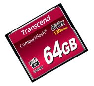 Памет Transcend 64GB CF Card (800x)