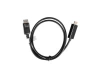 Кабел Lanberg display port (M) V1.1 -> HDMI (M) cable 1m, black