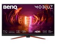 Монитор BenQ MOBIUZ EX480UZ 48" OLED, 4K 3840x2160 UHD, 0.1ms GtG, 120Hz, 98% P3 wide color, HDR 1000, 10-bit color, PIP/PBP, FreeSync Premium, HDMI2.1 x2, DP1.4 x1, USB-C 90Wx1, USB hub, treVolo 2.1CH Sp. (5Wx2, 10W woofer), SPDIF, VESA 200x200mm, Silver