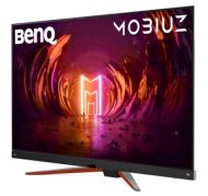 Монитор BenQ MOBIUZ EX480UZ 48" OLED, 4K 3840x2160 UHD, 0.1ms GtG, 120Hz, 98% P3 wide color, HDR 1000, 10-bit color, PIP/PBP, FreeSync Premium, HDMI2.1 x2, DP1.4 x1, USB-C 90Wx1, USB hub, treVolo 2.1CH Sp. (5Wx2, 10W woofer), SPDIF, VESA 200x200mm, Silver