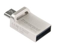Памет Transcend 32GB, JF880, OTG, USB3.0, Silver