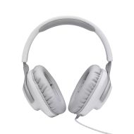 Слушалки JBL QUANTUM 100 WHT Wired over-ear gaming headset with a detachable mic