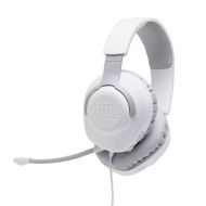 Слушалки JBL QUANTUM 100 WHT Wired over-ear gaming headset with a detachable mic