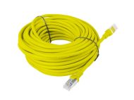 Кабел Lanberg patch cord CAT.5E 15m, yellow