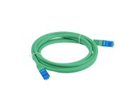 Кабел Lanberg patch cord CAT.6A FTP LSZH CCA 2m Fluke Passed, green