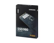 Твърд диск Samsung SSD 980 250GB PCIe 3.0 NVMe 1.4 M.2 V-NAND 3-bit MLC, Pablo Controller, 256-bit Encryption, Read 2900 MB/s Write 1300 MB/s