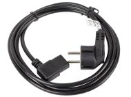 Кабел Lanberg CEE 7/7 -> IEC 320 C13 power cord 1.8m angled right VDE, black