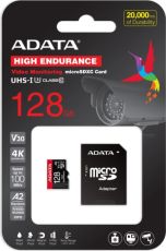 Памет ADATA 128GB MicroSDXC UHS-I U3 V30S High (with adapter)