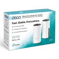 Безжичен рутер TP-Link Deco M4, AC1200, 2.4/5 GHz, 300 -  867 Mbps, Gigabit, 2 бр. в комплект