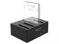 Външна докинг станция Delock, За 4 x HDD/SSD, USB, Функция за клониране, 5 Gbps