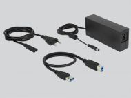 Външна докинг станция Delock, За 4 x HDD/SSD, USB, Функция за клониране, 5 Gbps