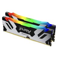 Памет Kingston Fury Renegade Silver RGB 64GB(2x32GB) DDR5 PC5-48000 6000MHz CL32 KF560C32RSK2-64
