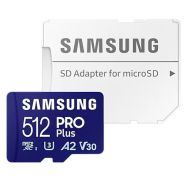 Micro SDXC 512GB V30 180/130MB+Adapt, Samsung PRO+