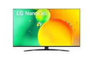 Телевизор LG 43NANO763QA, 43" 4K IPS HDR Smart Nano Cell TV, 3840x2160, DVB-T2/C/S2, AI a5, Active HDR ,HDR 10 PRO, webOS Smart TV, ThinQ AI, WiFi, Clear Voice, Bluetooth, Hdmi, CI, Miracast / AirPlay2, One Pole stand,Silver