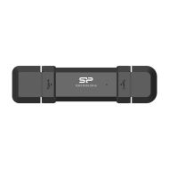 Външен SSD Silicon Power DS72 Black, 500GB, USB-A и USB-C 3.2 Gen2
