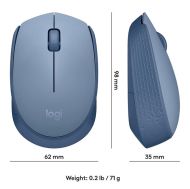 Mouse Logitech M171 Wireless for NB, Blue Gray