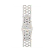 Каишка за часовник Apple 45mm Pure Platinum Nike Sport Band - M/L