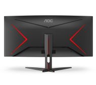 Монитор AOC CU34G2XE/BK, 34" Curved 1500R VA WLED, 3440x1440@144Hz, 4ms GtG, 1ms MPRT, 300 cd/m2, 3000:1, DCR 80M:1, Adaptive Sync, FlickerFree, Low Blue Light, Tilt, HDMI, 2xDP