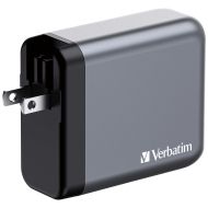 Зарядно устройство Verbatim GNC-140 GaN Charger 4 Port 140W USB A/C (EU/UK/US)