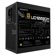 Захранващ блок Gigabyte UD1000GM PG5, 1000W, 80+ GOLD, Modular, PCIe 5.0 Ready