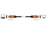 Кабел Delock High Speed, HDMI мъжко - HDMI мъжко, 48 Gbit/s, 8K 60 Hz, 1 м