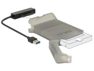 Конвертор Delock, USB 3.0 Type-A мъжко - SATA 6 Gb/s 22 pin, 2.5&Prime; защитен калъф