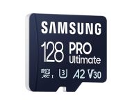 Памет Samsung 128GB micro SD Card PRO Ultimate with USB Reader , UHS-I, Read 200MB/s - Write 130MB/s, U3, V30, A2