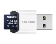 Памет Samsung 128GB micro SD Card PRO Ultimate with USB Reader , UHS-I, Read 200MB/s - Write 130MB/s, U3, V30, A2